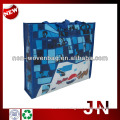 Laminated Blue Color Non Woven Promotional Bag, Blue Non Woven Bag With Lamination